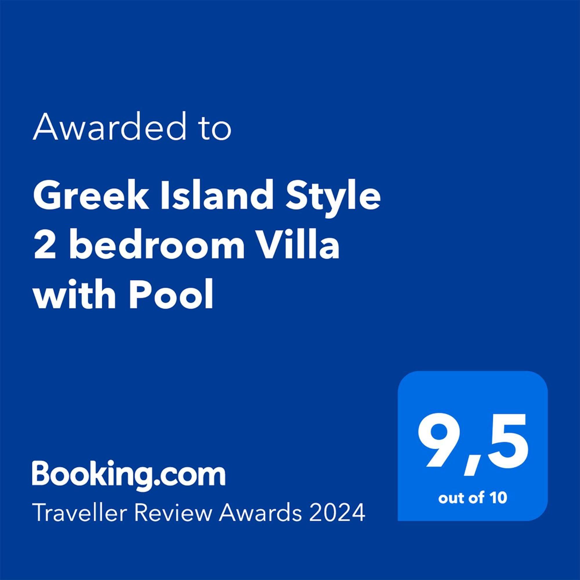 Greek Island Style 2 Bedroom Villa With Pool Next To The Sea Larnaca Bagian luar foto
